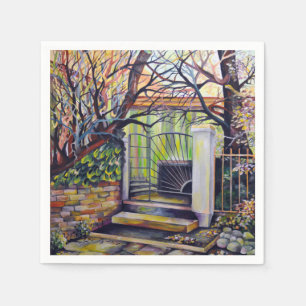 Droscape Luxembourg bohemiaanse stad Servetten