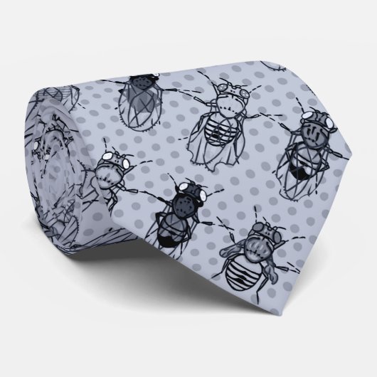 Drosophila Fruit Fly Genetics - mutants - Grey Stropdas (Opgerold)