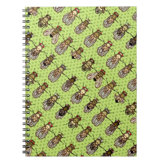 Drosophila Fruit Fly Genetics - mutants - Limoen Notitieboek (Voorkant)