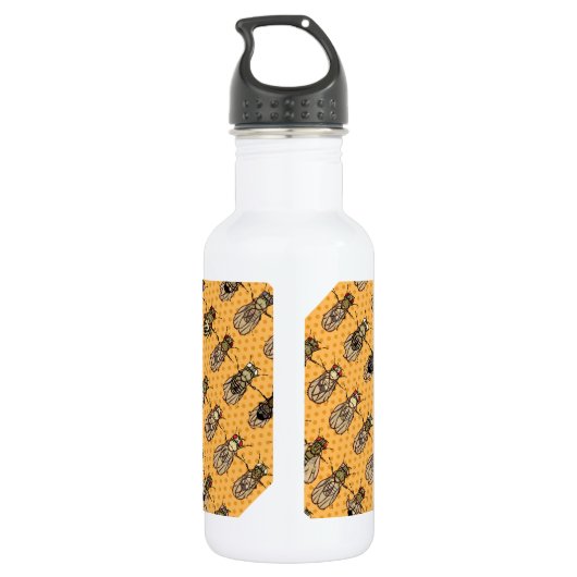 Drosophila Fruit Fly Genetics - mutants - Tangerin Waterfles (Achterkant)