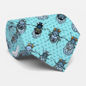 Drosophila Fruit Fly Genetics - mutants - Turquois Stropdas (Opgerold)