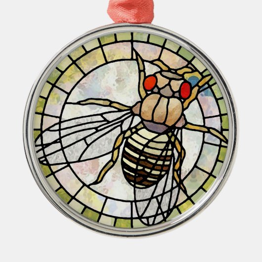Drosophila Metalen Ornament (Voorkant)