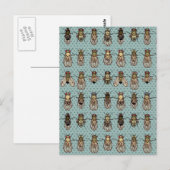 Drosophila mutanten briefkaart (Voorkant / Achterkant)