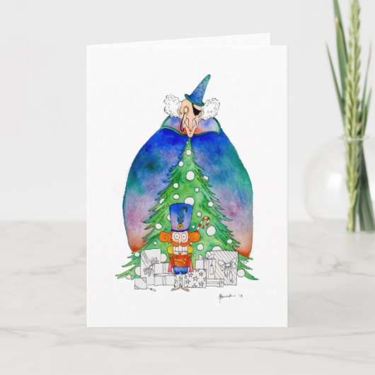 Drosselmeyer - De Nutkraker-reeks Feestdagen Kaart (Voorkant)