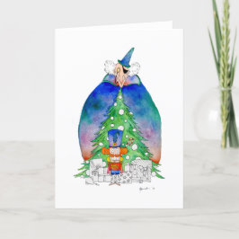 Drosselmeyer - De Nutkraker-reeks Feestdagen Kaart