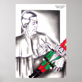 Drosselmeyer uit de Nutkraker Ballet Poster