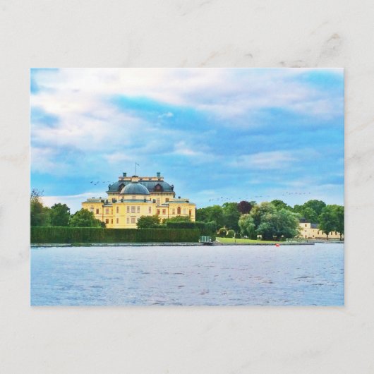 Drottningholm Palace in Zweden Briefkaart (Voorkant)