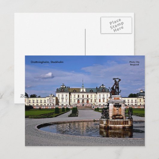 Drottningholm, Stockholm, Foto ... Briefkaart (Voorkant / Achterkant)