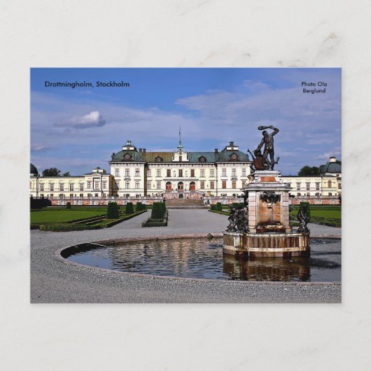 Drottningholm, Stockholm, Foto ... Briefkaart (Voorkant)
