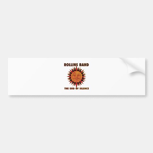 Droud dromen band bumpersticker (Voorkant)