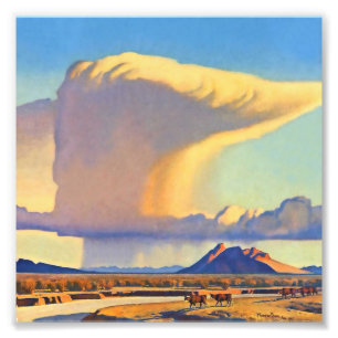 “Drought and Downpour” door Maynard Dixon Foto Afdruk