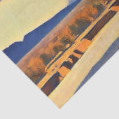 “Drought and Downpour” door Maynard Dixon Tissuepapier (Detail)