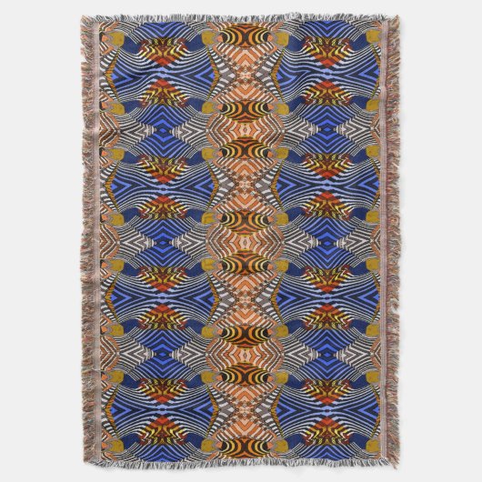 Drow Blanket/African Pattern Deken (Voorkant Verticaal)