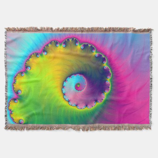 Drow Blanket Color Wash Spiral Deken (Voorkant)