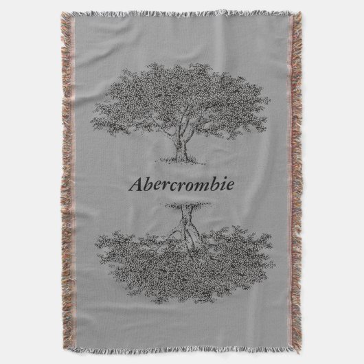 Drow Blanket - Family Trees Deken (Voorkant Verticaal)