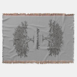 Drow Blanket - Family Trees Deken