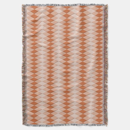 Drow Blanket - Horizontale Argyle Pattern Deken (Voorkant Verticaal)