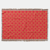 Drow Blanket Red Gold Naughty of Nice kerst Deken (Voorkant)