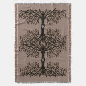 Drow Blanket - Reflecties of Weeping Tree Deken (Voorkant Verticaal)