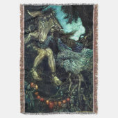 Drow Blanket van Midzomer Night's Dream Throw Deken (Voorkant Verticaal)