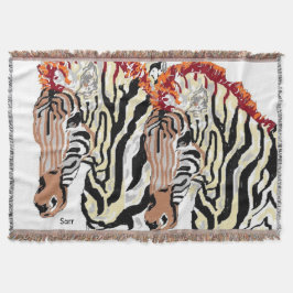 Drow Blanket Zebra's Deken