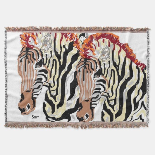 Drow Blanket Zebra's Deken (Voorkant)