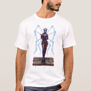 Drow Enchantress - Dark Elf Fantasy T-shirt