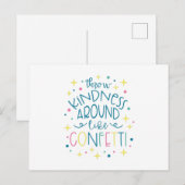 Drow Kindness like Confetti Briefkaart (Voorkant / Achterkant)