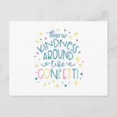 Drow Kindness like Confetti Briefkaart (Voorkant)