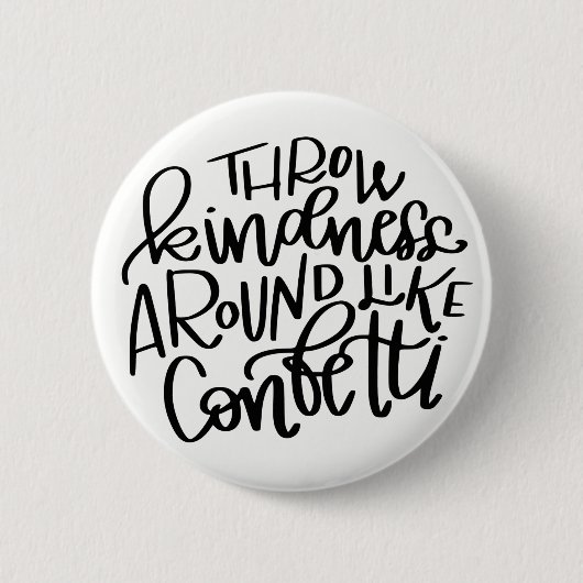 Drow Kindness ROND like Confetti Button (Voorkant)