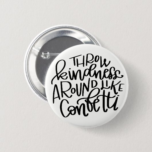 Drow Kindness ROND like Confetti Button (Voorkant /achterkant)