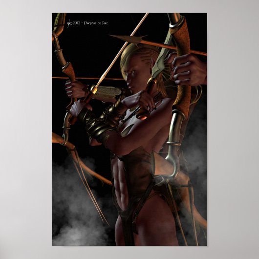 Drow - Klaar om te vuren Poster (Voorkant)