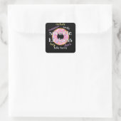 Drow Sprinkle Kindness omringd als Confetti Vierkante Sticker (Tas)