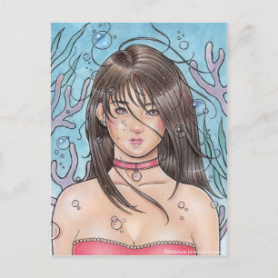 Drown Mermaid Briefkaart