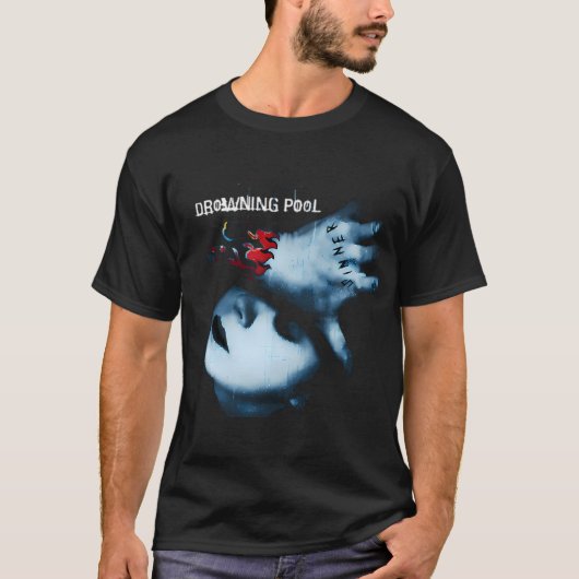 Drowning Pool Band Sinner Album T-shirt (Voorkant)