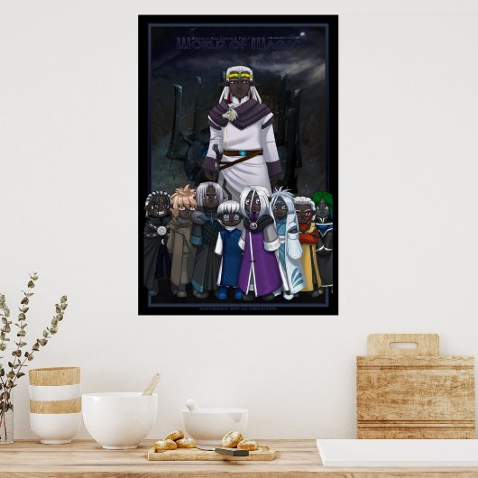 Drowtala : Moonloze leeftijd : Hoofdstuk 2 dekking Poster (Keuken)