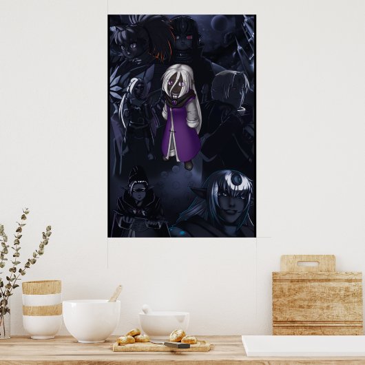 Drowtales: Moonless age: voorproefhoofdstukken Poster (Keuken)