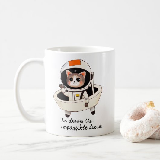 Droy astrocat koffiemok (Met donut)