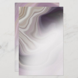 Droy Dusty Plum Agate Blank Stationery