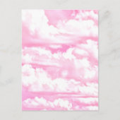 droy Happy Pink Clouds Briefkaart (Voorkant)