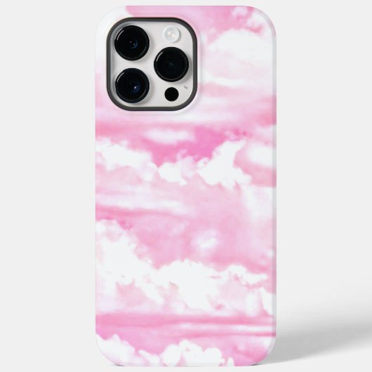 droy Happy Pink Clouds Case-Mate iPhone Case (Achterkant)