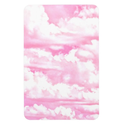 droy Happy Pink Clouds Magneet (Verticaal)
