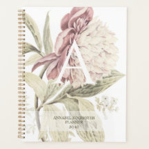 Droy peony gepersonaliseerde Planner