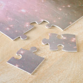 Droy Pink Oranje Ombre Beauful Nebula Legpuzzel (Zijkant)