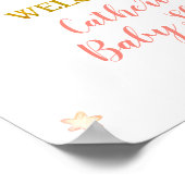 Droy Stars Elephant Girl Baby shower Poster (Hoek)