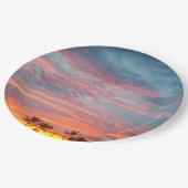 Droy Tropical Sunset Papieren Bordje (Gekanteld)