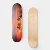 Droy Tropical Sunset Persoonlijk Skateboard (Voorkant)