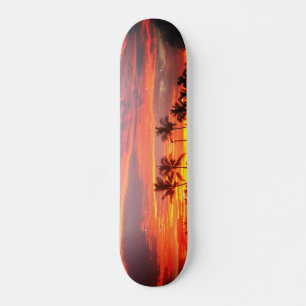Droy Tropical Sunset Persoonlijk Skateboard