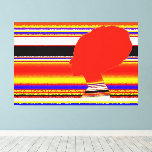 Druck auf Keilleinwand Canvas Afdruk (Insitu (Houten vloer))