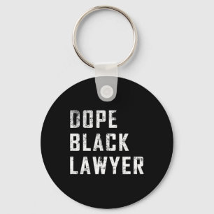 Drug Black Lawyer Afro-Amerikaanse Black Juneteent Sleutelhanger